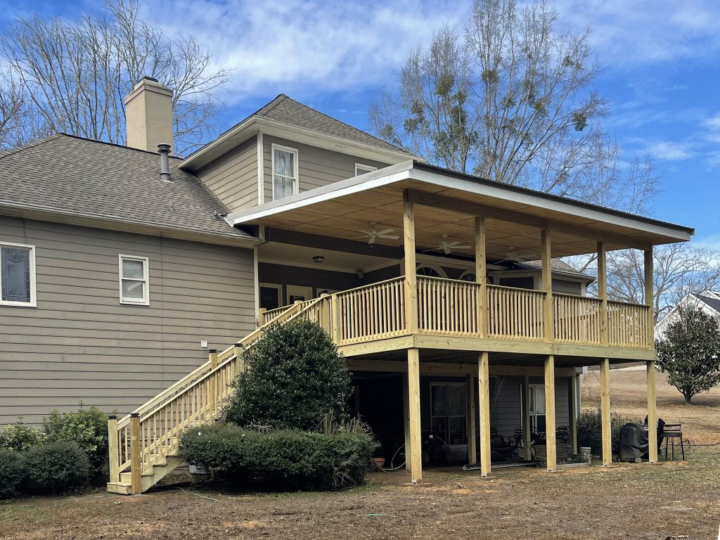 ELEVATED COVERED PORCH
